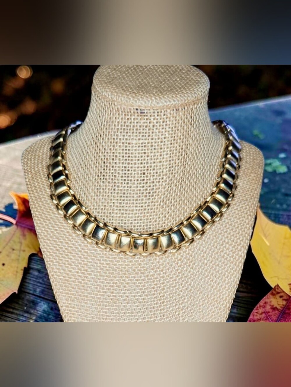 Vintage Early 80s Big Bold Classic Necklace